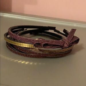 Forever 21 lot of 6 sparkly headbands